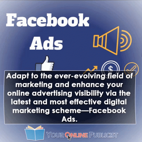 Facebook Ad About Evolving Marketing And Online Ads GIF