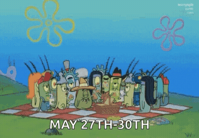 A Family Reunion Is Being Held On May 27Th-30Th . GIF