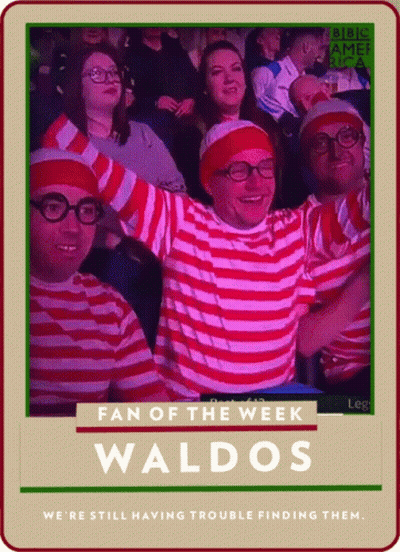 A Fan Of The Week Poster For Waldo 'S Fans GIF