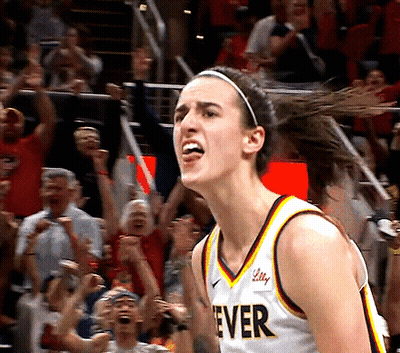 A Female Basketball Player Wears A Jersey That Says Ever On It GIF
