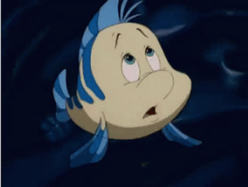 A Fish With A Sad Look On Its Face GIF