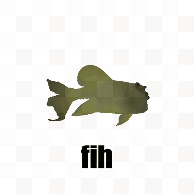 A Fish With The Letters Fh Below It GIF