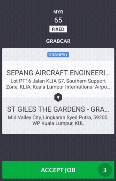A Fixed Fare Of Myr 65.00 Is Shown GIF