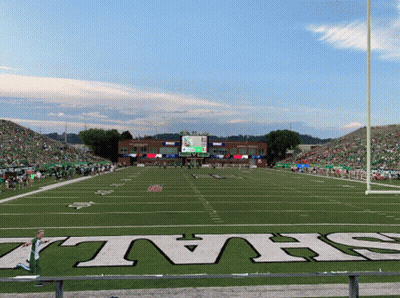 A Football Field With The Word Jets On The Grass GIF