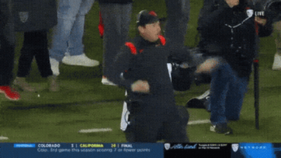 A Football Game Between Colorado And California Is Being Broadcast Live GIF