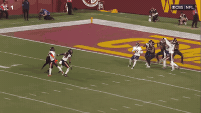 A Football Game Is Being Broadcast On Cbs And Nfl GIF