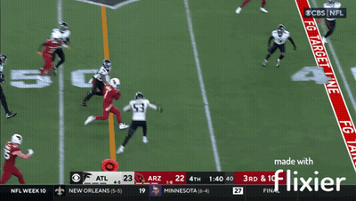 A Football Game Is Being Broadcast On Cbs GIF