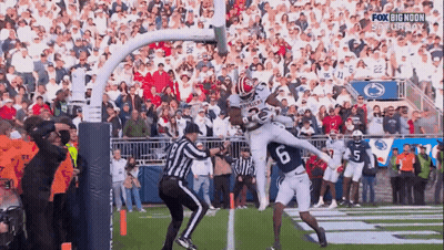 A Football Game Is Being Broadcasted On Fox Big Noon Saturday GIF
