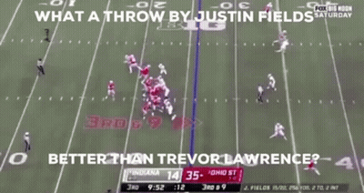 A Football Game Is Being Played Between Indiana And Ohio St. GIF