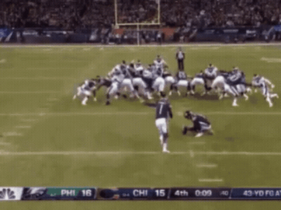 A Football Game Is Being Played Between Phi And Chi GIF