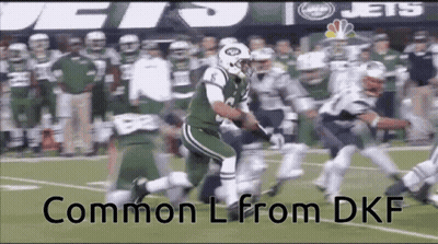 A Football Game Is Being Played Between The New York Jets And The Patriots GIF