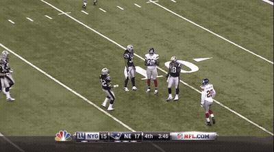 A Football Game Is Being Played Between The Ny Giants And The Indians GIF