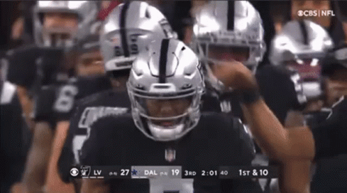 A Football Game Is Being Played On Cbs Nfl GIF