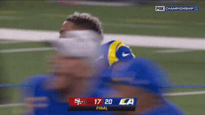 A Football Game Is Being Played On Fox Championship GIF