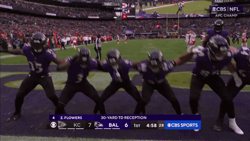 A Football Game Is Being Shown On Cbs GIF