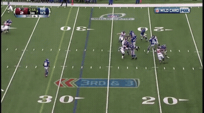 A Football Game Is Being Shown On Fox And The Score Is 2:49 GIF