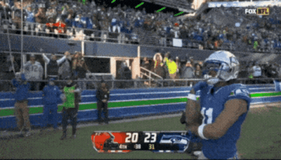 A Football Game Is Being Shown On Fox Nfc GIF