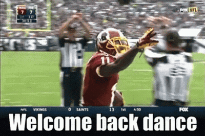 A Football Game Is Being Shown On Fox Tv GIF