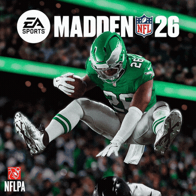 A Football Player In A Green Uniform With The Number 26 On It GIF