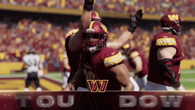 A Football Player In A Red Uniform With The Number 10 On It GIF