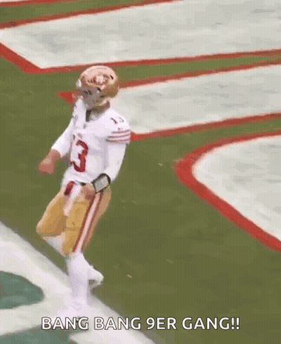 A Football Player In A White Jersey With The Number 13 On It GIF