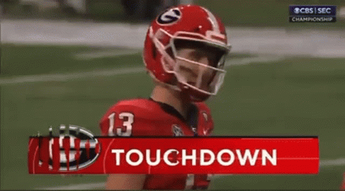 A Football Player Wearing A Helmet And A Jersey With The Number 13 On It . GIF