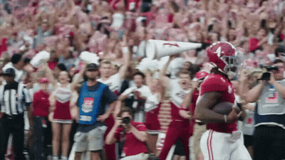 A Football Player Wearing A Helmet That Says A On It GIF