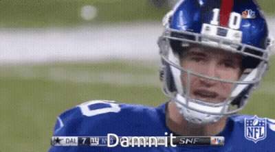 A Football Player Wearing A Helmet With The Number 10 On The Front GIF