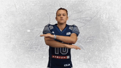 A Football Player Wearing A Jersey With The Number 10 GIF