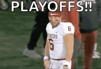 A Football Player Wearing A White Jersey With The Number 6 On It GIF