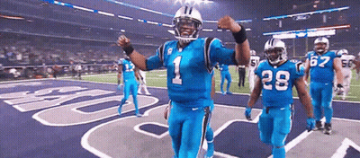 A Football Player Wearing Number 1 Stands On The Field GIF