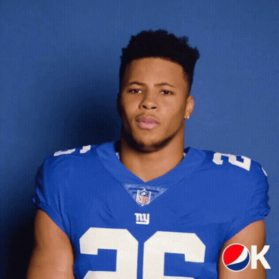 A Football Player With A Pepsi Logo On The Bottom GIF
