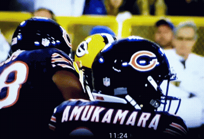 A Football Player With The Name Amukumara On His Jersey GIF