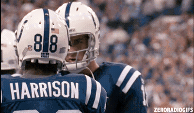 A Football Player With The Name Harrison On Their Jersey GIF
