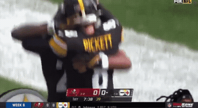 A Football Player With The Name Pickett On His Shirt GIF