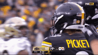 A Football Player With The Name Pickett On The Back Of Their Jersey GIF