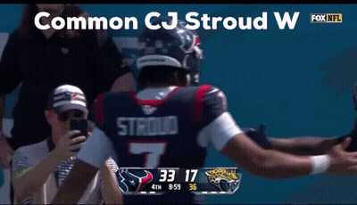 A Football Player With The Name Stroud On The Back GIF