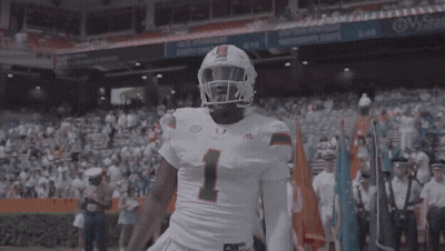 A Football Player With The Name Ward On The Back Of His Shirt GIF