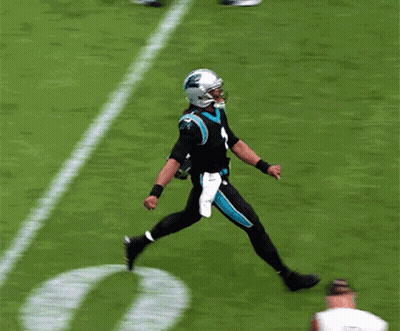 A Football Player With The Number 1 On His Jersey Is Standing On The Field GIF