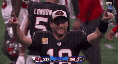 A Football Player With The Number 10 On His Jersey Is Celebrating GIF