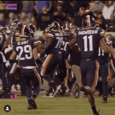 A Football Player With The Number 11 On His Back GIF