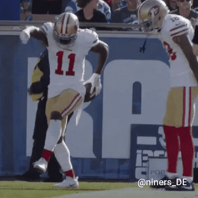 A Football Player With The Number 11 On Their Jersey GIF