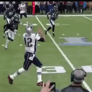 A Football Player With The Number 12 On His Jersey GIF