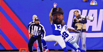 A Football Player With The Number 13 On His Shirt GIF