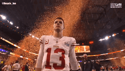 A Football Player With The Number 13 On Their Jersey GIF
