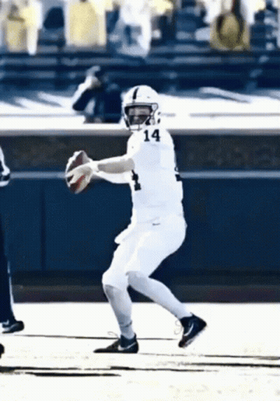 A Football Player With The Number 14 On His Shirt GIF