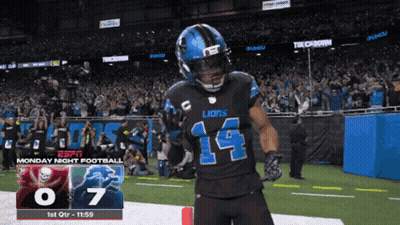 A Football Player With The Number 14 On His Uniform GIF