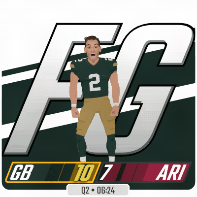 A Football Player With The Number 2 On His Jersey Stands In Front Of A Large Fg Logo GIF