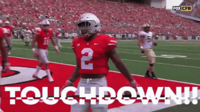 A Football Player With The Number 2 On His Shirt GIF