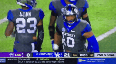 A Football Player With The Number 23 On His Back GIF